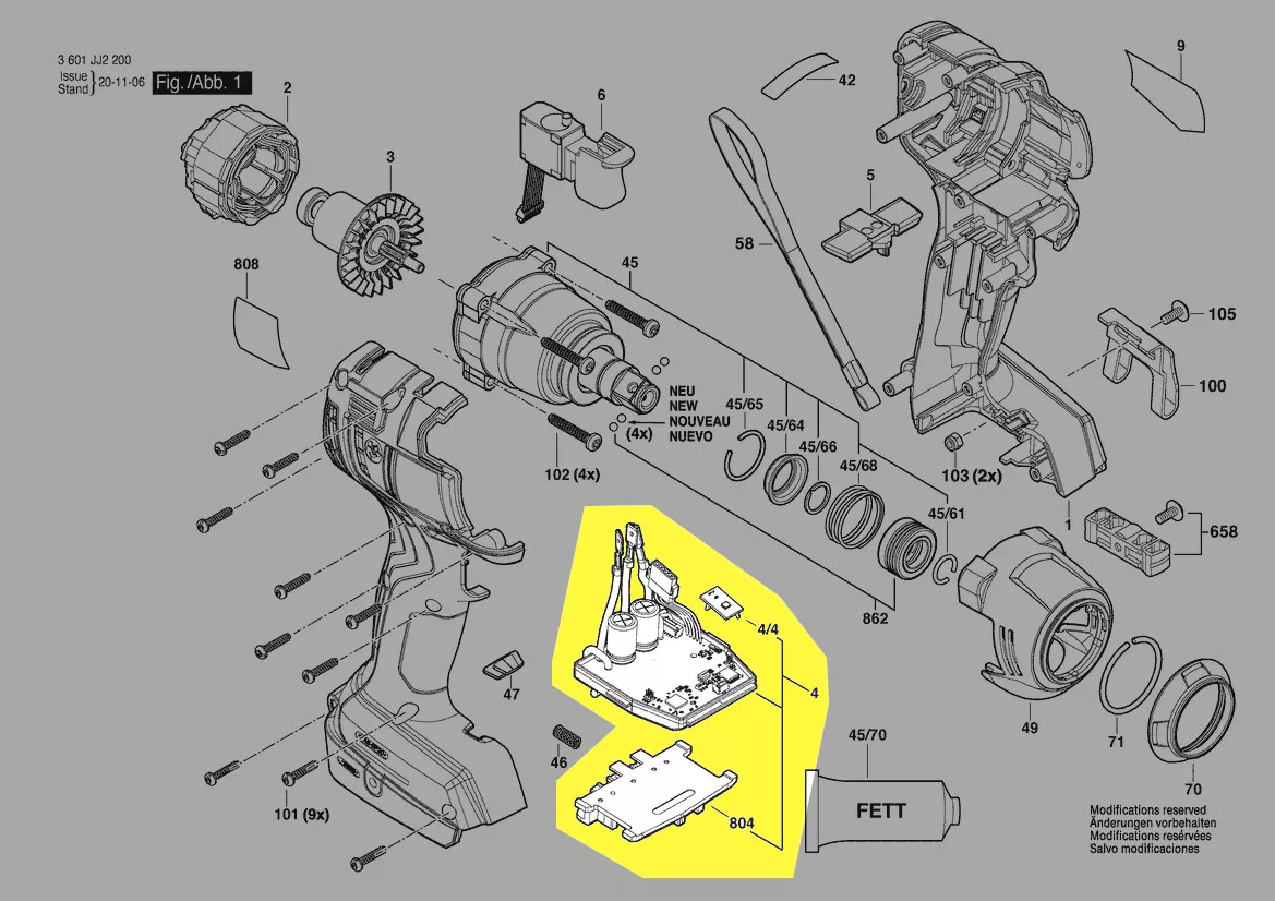Module électronique réf. 1 607 233 5LH Bosch